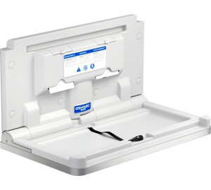 Cambiapañales "Genwec Baby" con frontal en acero inoxidable