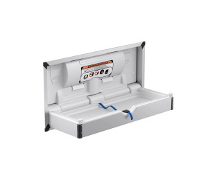 Cambiador inox horizontal encastrado
