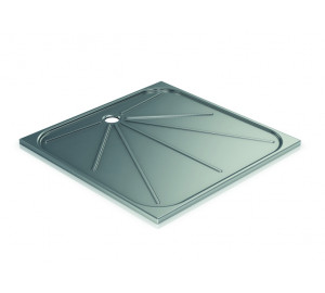 Plato de ducha inox 304 satinado 700x700 mm