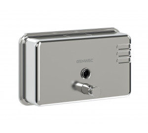 Dosificador jabón horizontal 1100ml inox 304 brillante