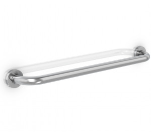 Barra recta, tubo de 25 mm, 500 mm, inox